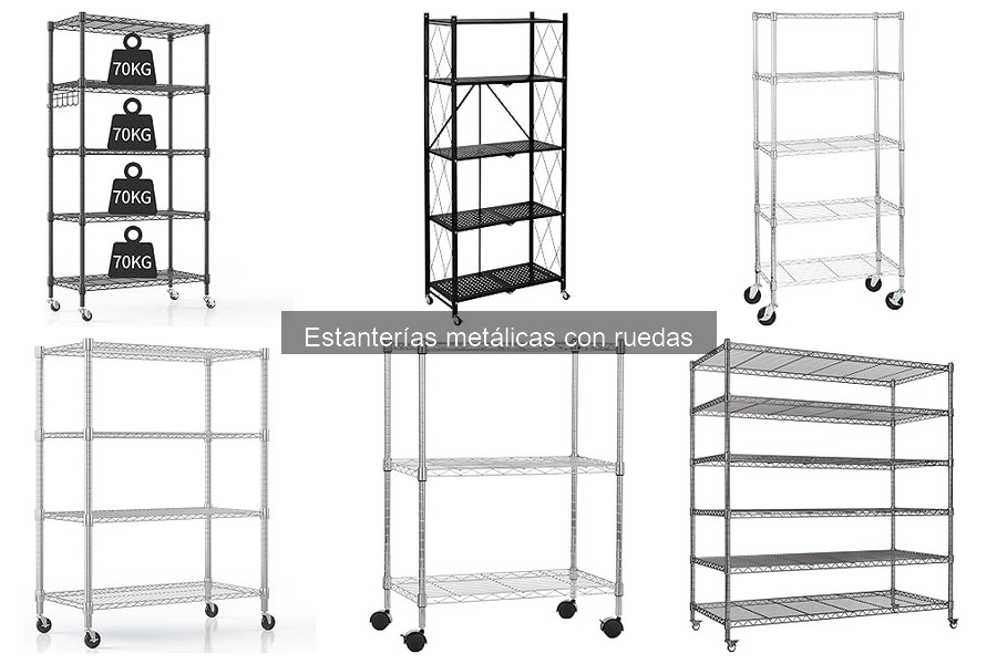Accesorios imprescindibles para estanterías metálicas con ruedas