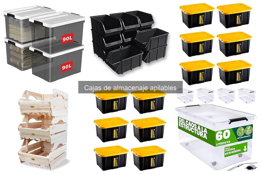 Alternativas a Cajas de Almacenaje Apilables para Espacios Pequeños