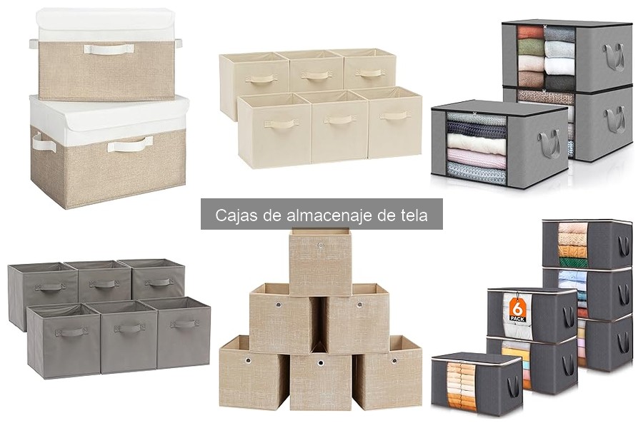 Alternativas a Cajas de Almacenaje de Tela para Organizar