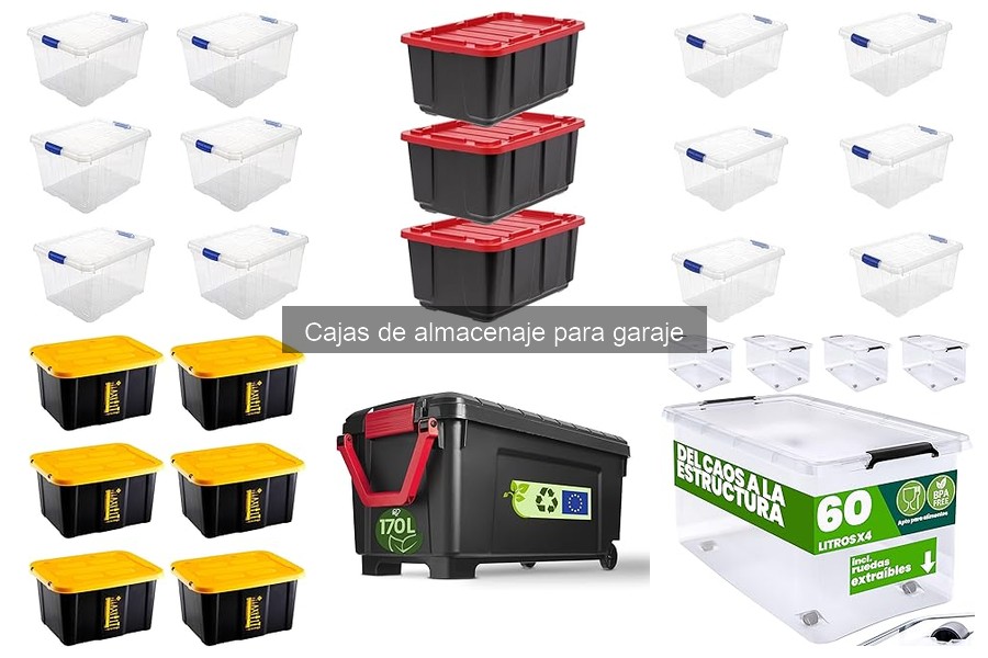 Alternativas a cajas de almacenaje para garajes
