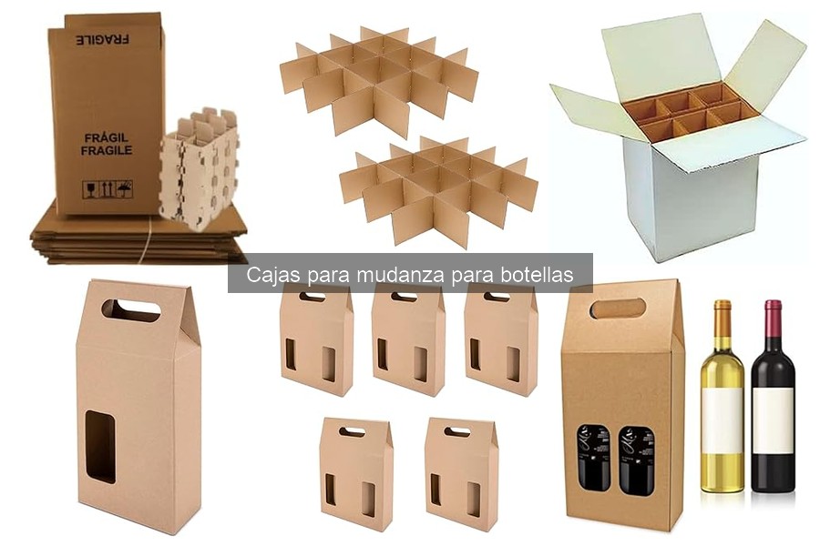 Alternativas a Cajas para Botellas en Mudanzas: Opciones Útiles