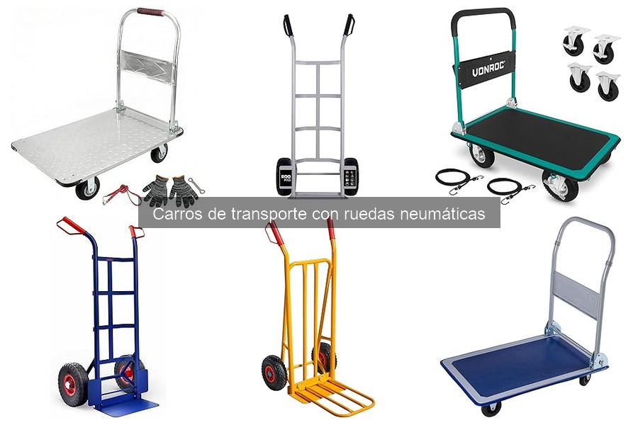 Alternativas a carros de transporte con ruedas neumáticas