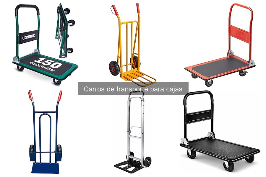 Alternativas a carros de transporte para cajas: opciones útiles