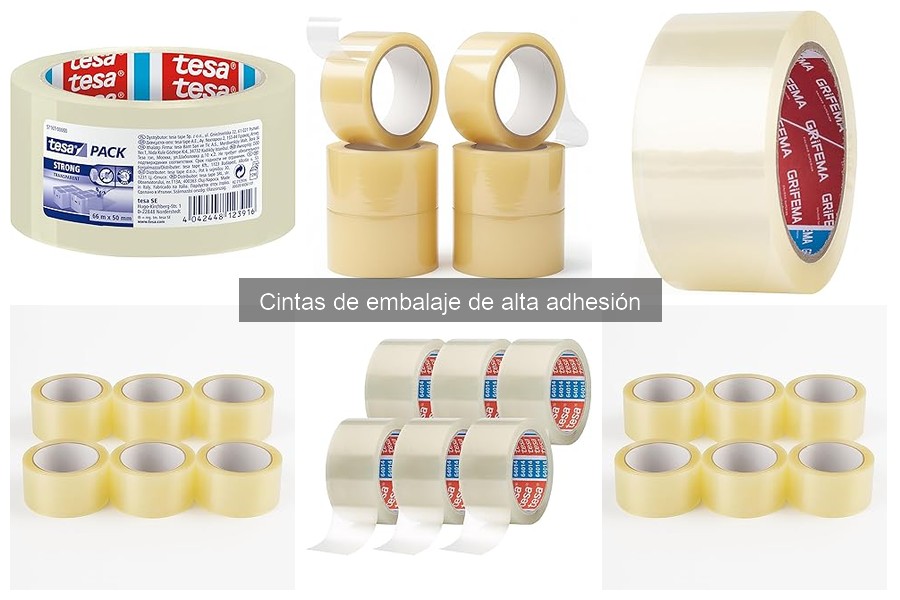 Alternativas a cintas de embalaje de alta adhesión