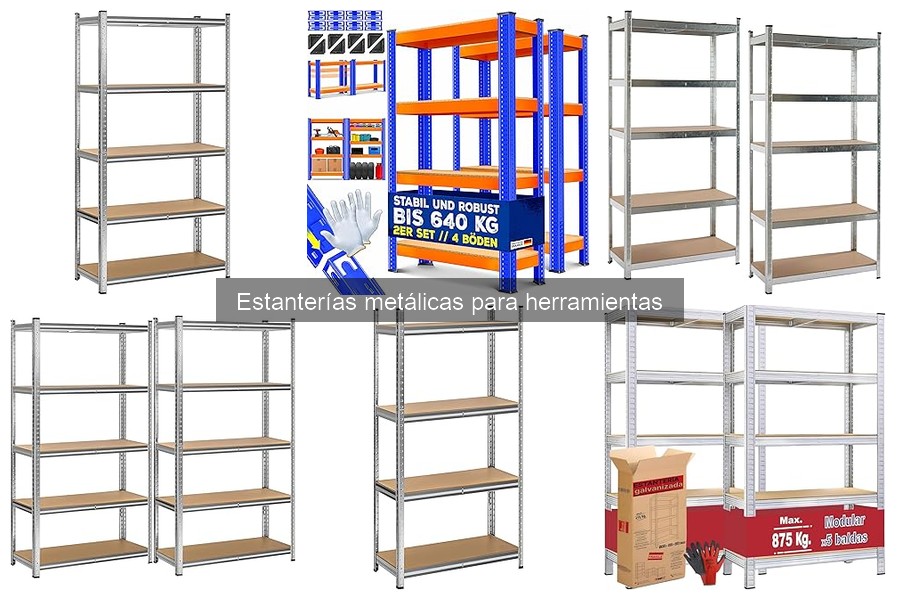 Alternativas a estanterías metálicas para herramientas