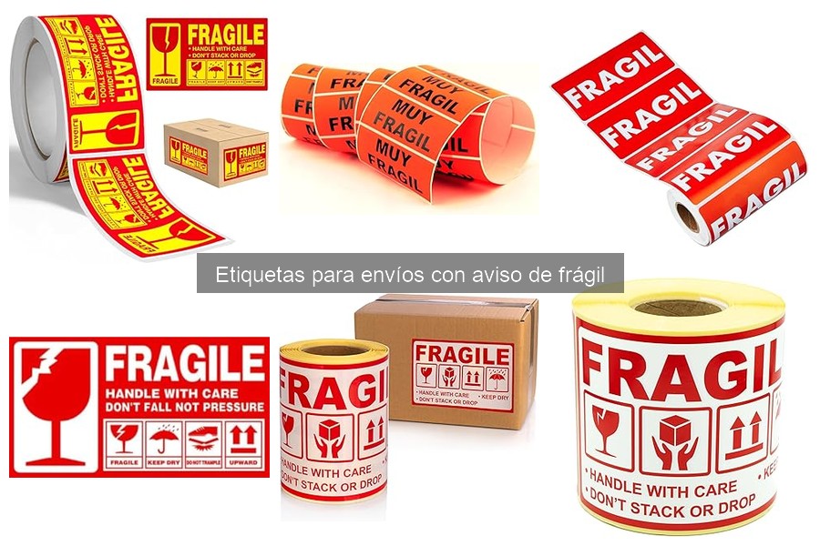Alternativas a etiquetas de frágil para envíos efectivos
