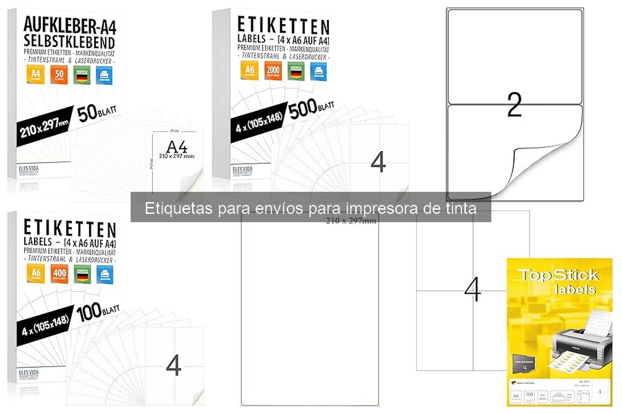 Alternativas a Etiquetas para Envíos sin Tinta