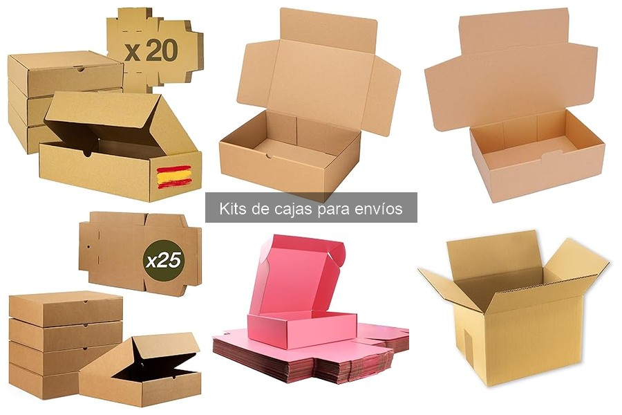 Alternativas a kits de cajas para envíos: soluciones prácticas