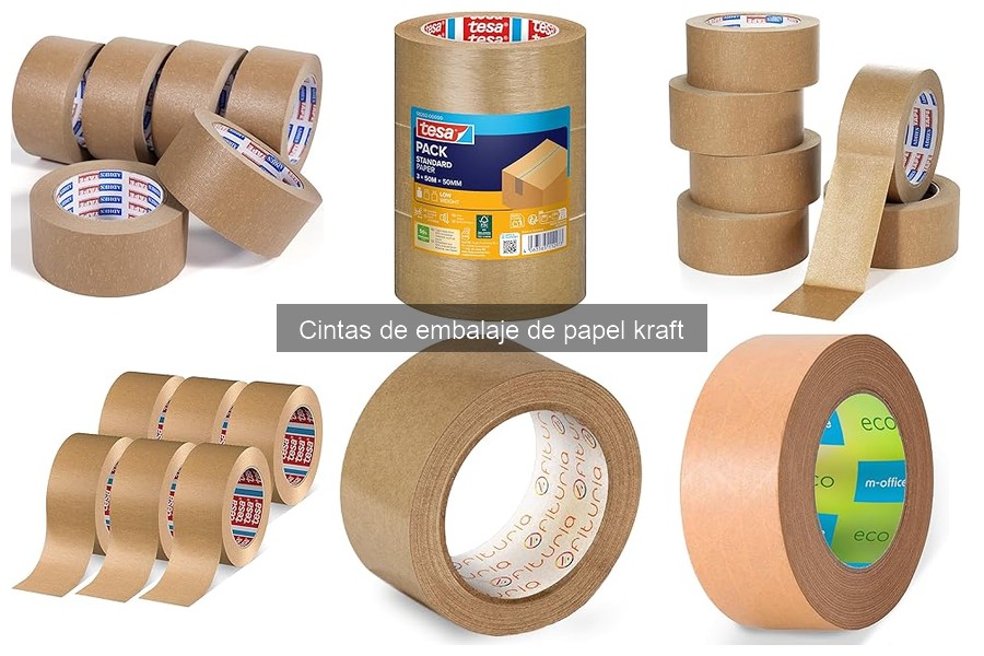 Alternativas a la cinta de embalaje de papel kraft