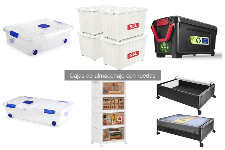 Alternativas a las cajas de almacenaje con ruedas: opciones viables
