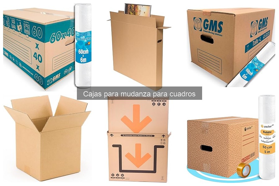 Alternativas a las cajas para mudanza de cuadros