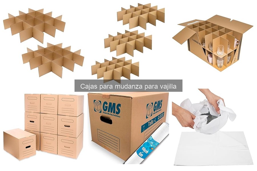 Alternativas a las cajas para mudanza de vajilla