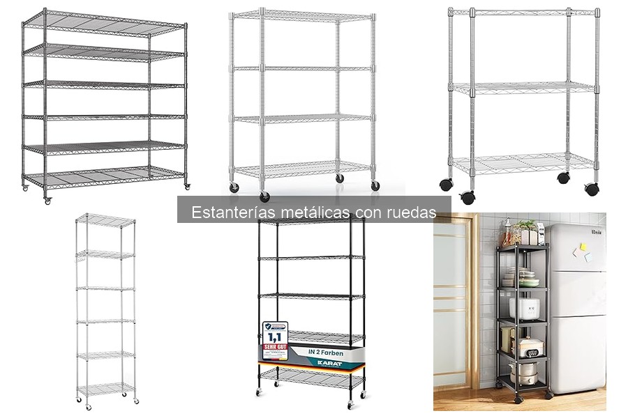 Alternativas a las estanterías metálicas con ruedas