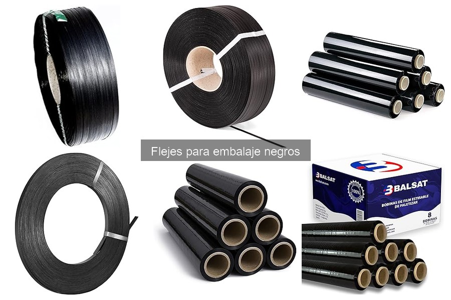 Alternativas a los flejes negros para embalaje
