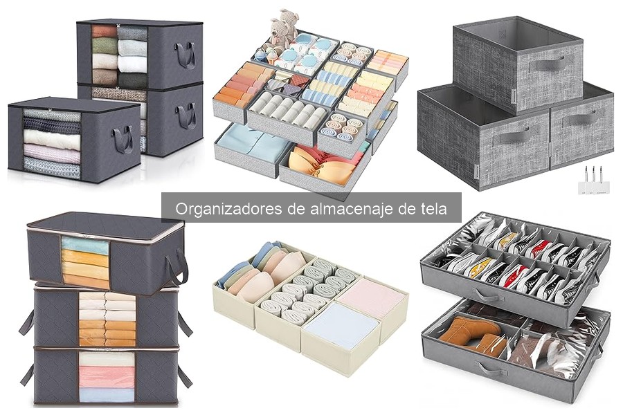 Alternativas a los organizadores de almacenaje de tela