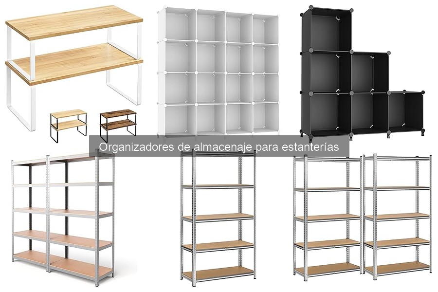 Alternativas a los organizadores de almacenaje para estanterías