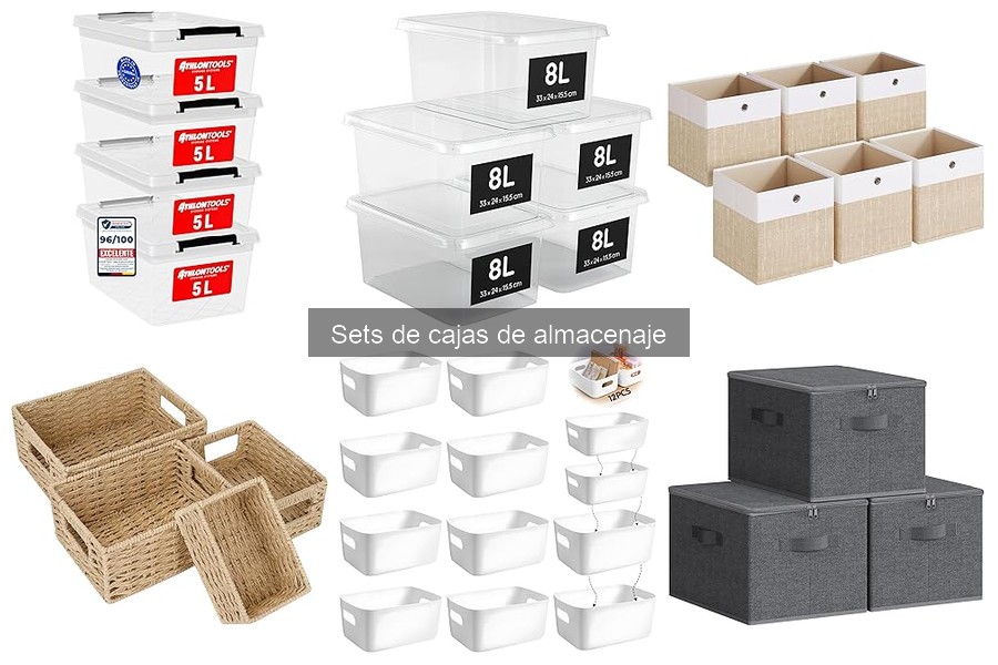 Alternativas a los Sets de Cajas de Almacenaje para Espacios Pequeños