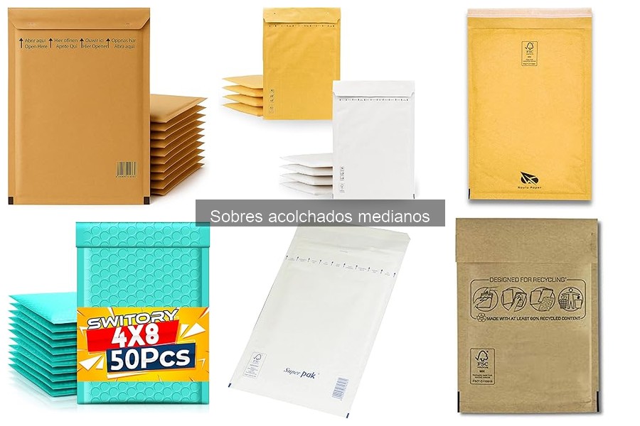 Alternativas a los Sobres Acolchados Medianos para Embalaje