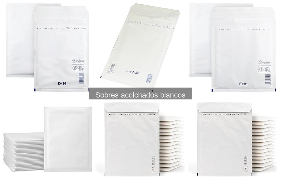 Alternativas a Sobres Acolchados Blancos para Envíos