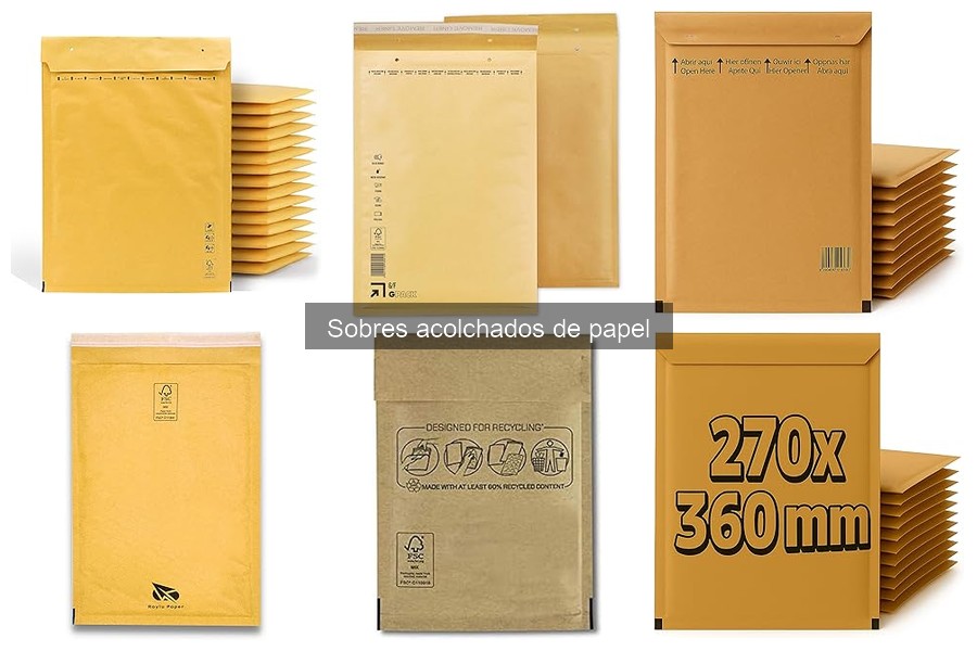 Alternativas a Sobres Acolchados de Papel para Embalaje