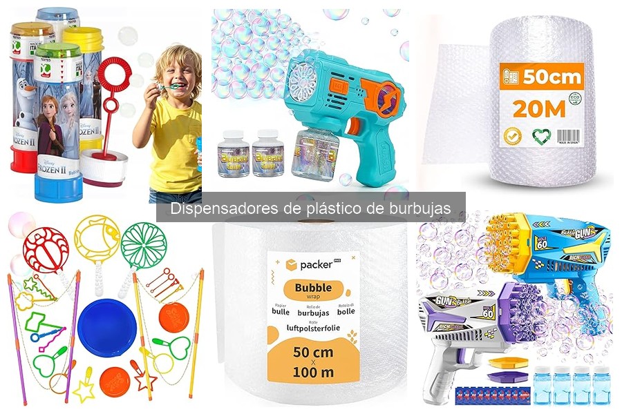 Alternativas al dispensador de plástico de burbujas