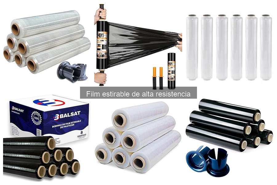 Alternativas al film estirable de alta resistencia para embalaje