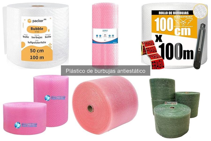 Alternativas al plástico de burbujas antiestático para embalaje