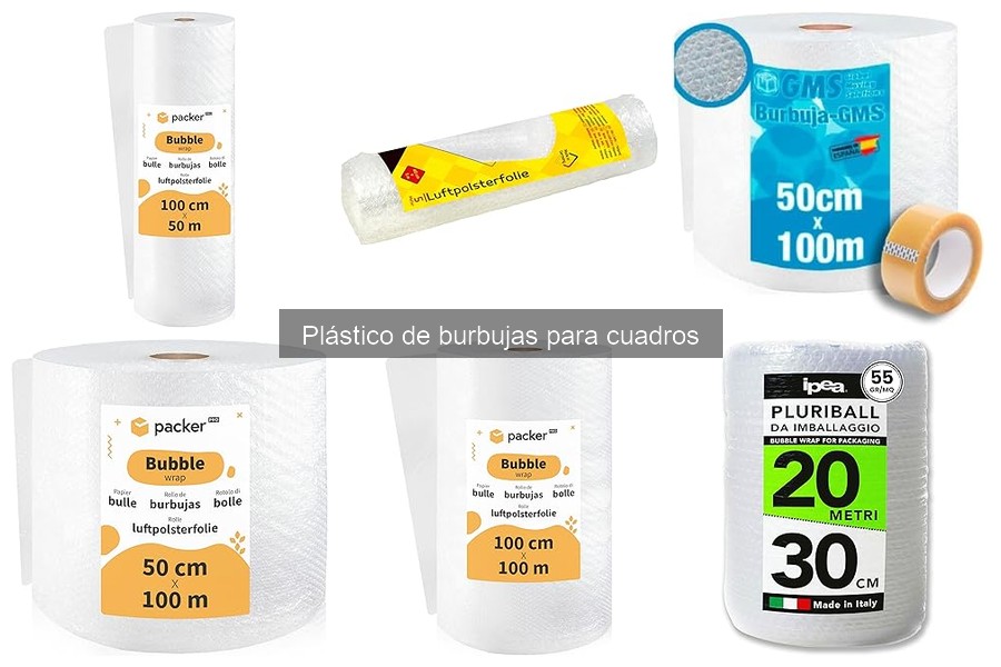 Alternativas al plástico de burbujas para proteger cuadros