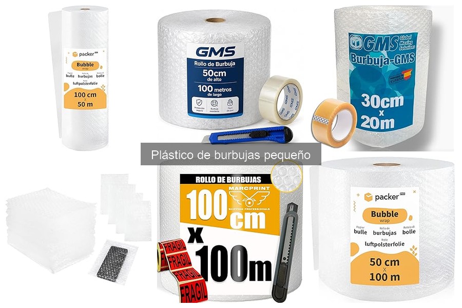 ** Alternativas al Plástico de Burbujas Pequeño para Embalaje