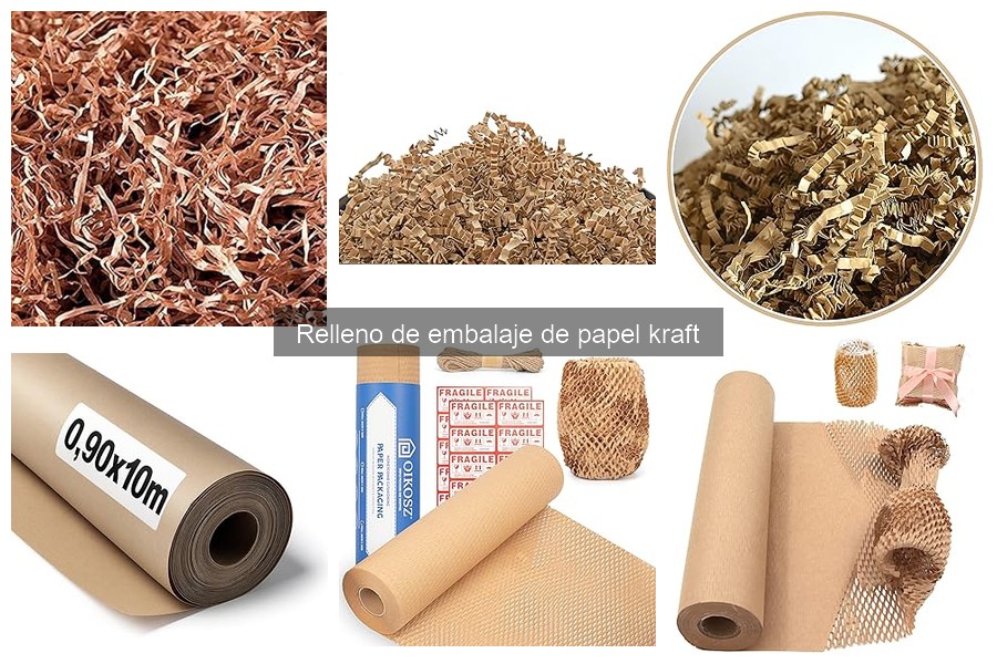 Alternativas al relleno de papel kraft para embalaje