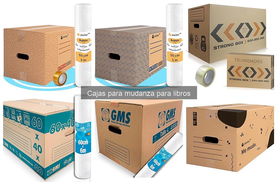 Alternativas creativas a cajas para mudanza de libros