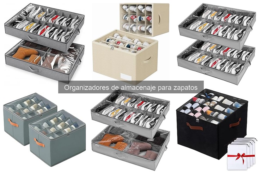 Alternativas creativas a organizadores de zapatos tradicionales