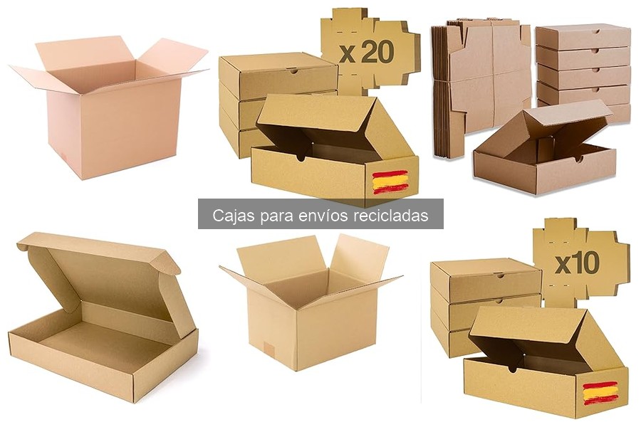 Alternativas ecológicas a las cajas para envíos recicladas