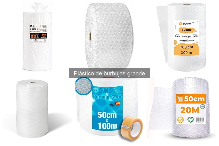 Alternativas ecológicas al plástico de burbujas grande