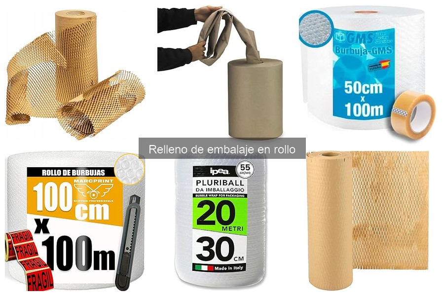 Alternativas ecológicas al relleno de embalaje en rollo