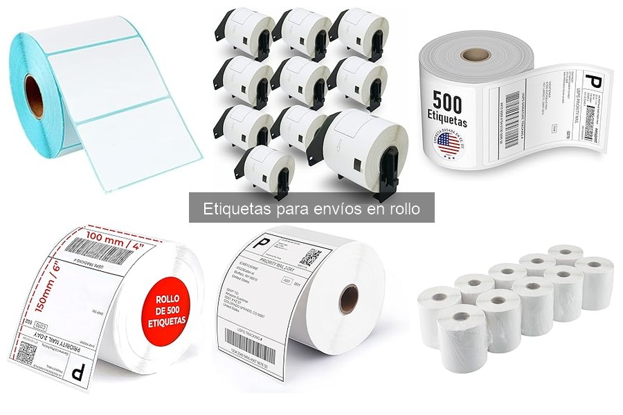 Alternativas efectivas a las etiquetas para envíos en rollo