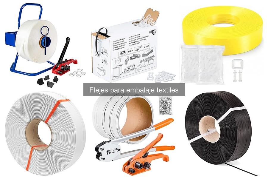 ** Alternativas efectivas a los flejes para embalaje textil