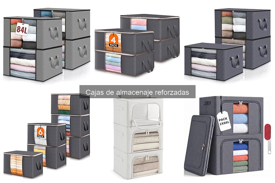 Cajas de almacenaje reforzadas económicas: opciones asequibles