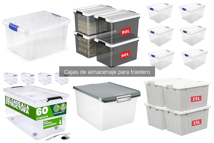 Cajas de Almacenaje Resistentes para Trasteros: Top Opciones