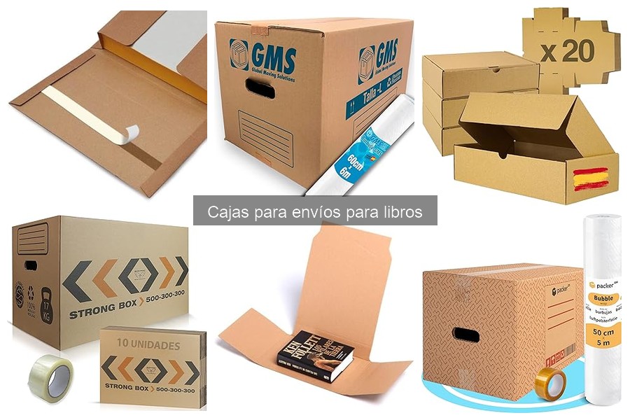 Cajas de envío ecológicas para libros: mejores opciones