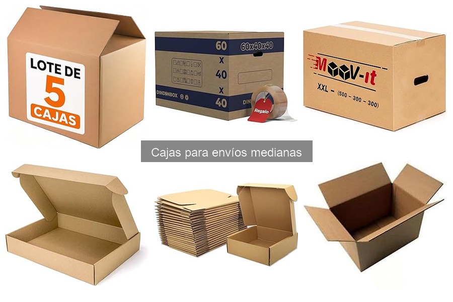 Cajas para envíos medianas: características y tipos