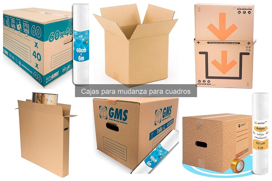 Cajas para mudanza de cuadros ecológicas y sostenibles
