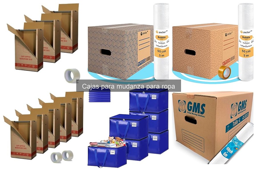 Cajas para Mudanza de Ropa: Características y Ventajas
