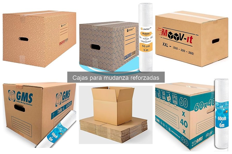 Cajas para mudanza reforzadas vs. cajas de plástico: ¿cuál elegir?