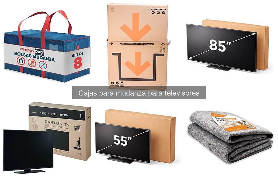 Cajas para televisores: guía de selección según tamaño