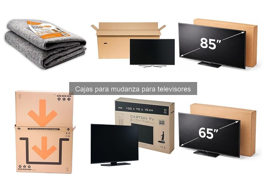 Características Clave de Cajas para Mudanza de Televisores