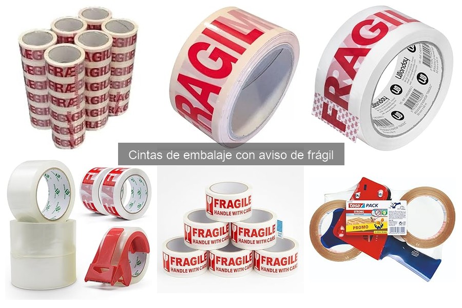 Cinta de embalaje con aviso de frágil: ¿Qué es y su importancia?