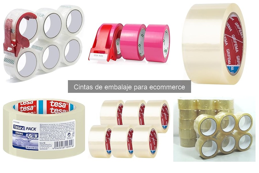 Cintas de embalaje eco-amigables para ecommerce