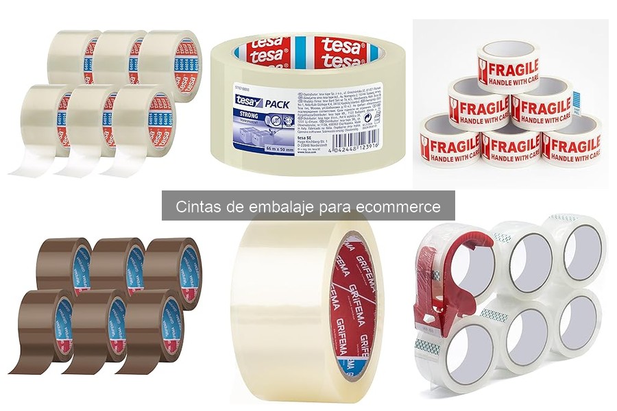 Cintas de embalaje para ecommerce en grandes volúmenes: Claves