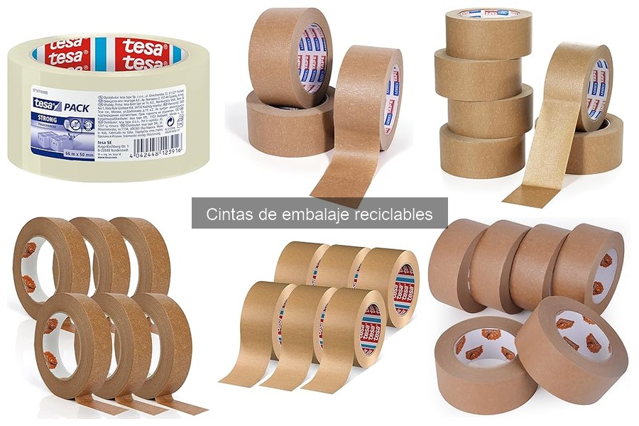 Cintas de embalaje reciclables: características y beneficios